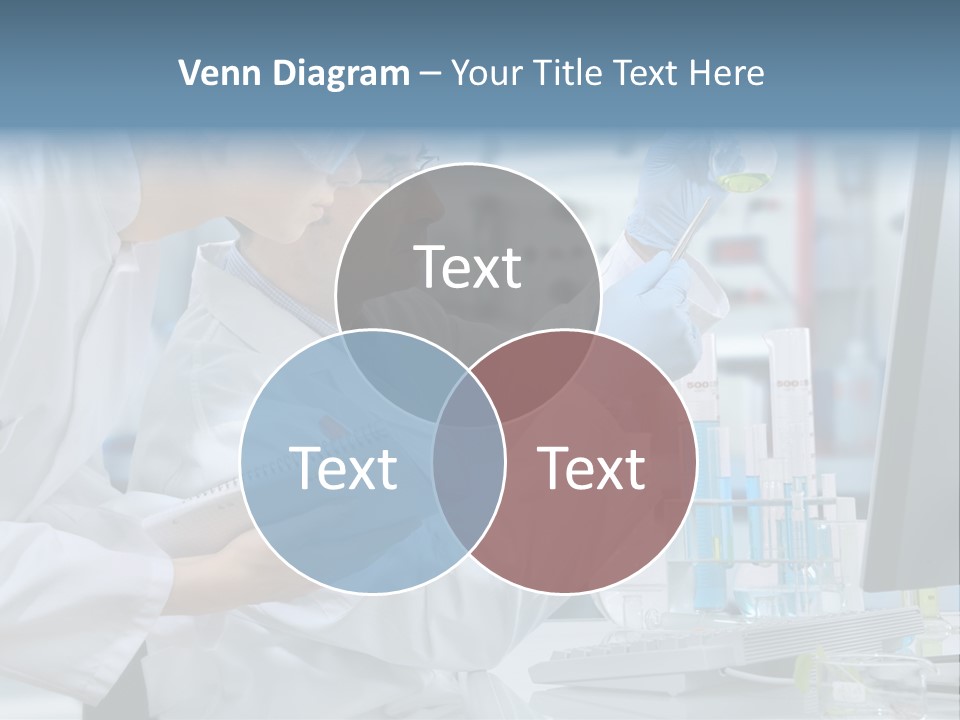 Sterile Lab Beaker PowerPoint Template