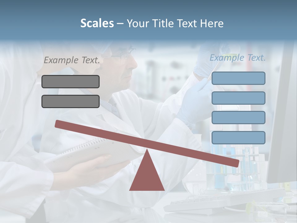 Sterile Lab Beaker PowerPoint Template