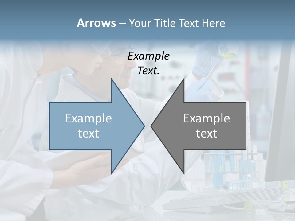 Sterile Lab Beaker PowerPoint Template