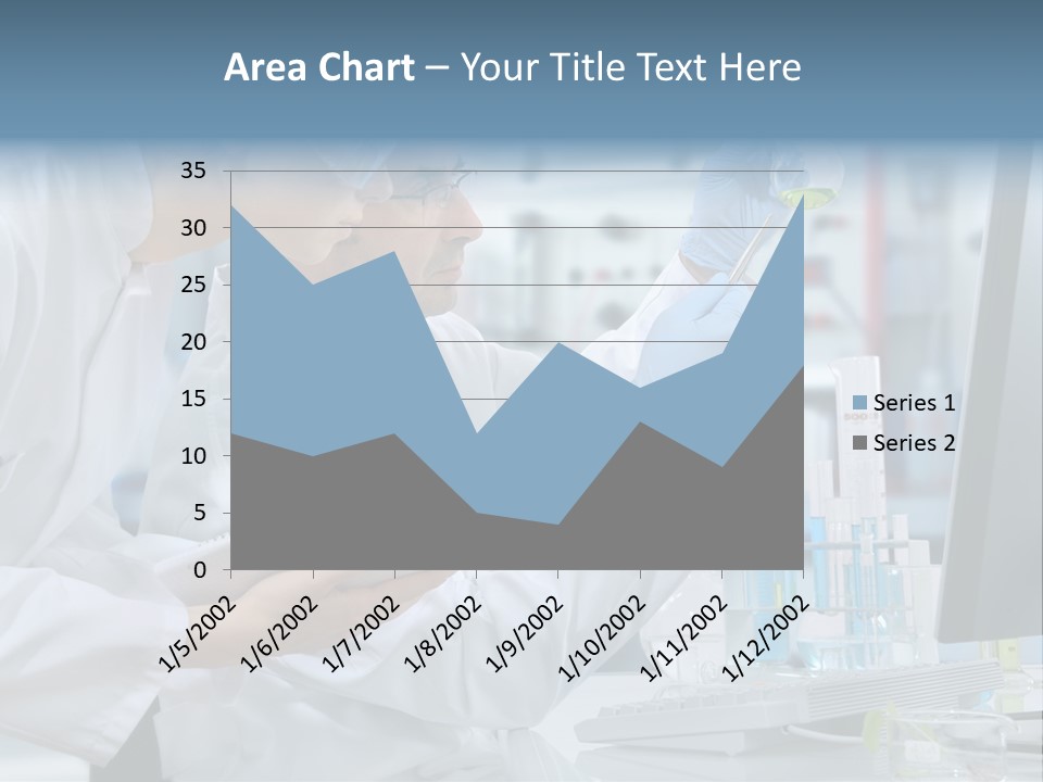 Sterile Lab Beaker PowerPoint Template