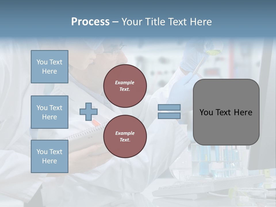 Sterile Lab Beaker PowerPoint Template