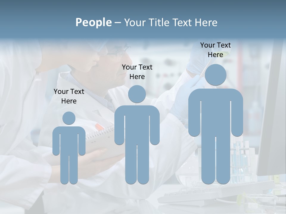 Sterile Lab Beaker PowerPoint Template