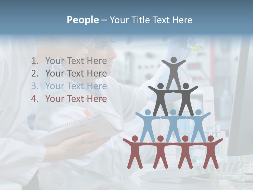 Sterile Lab Beaker PowerPoint Template
