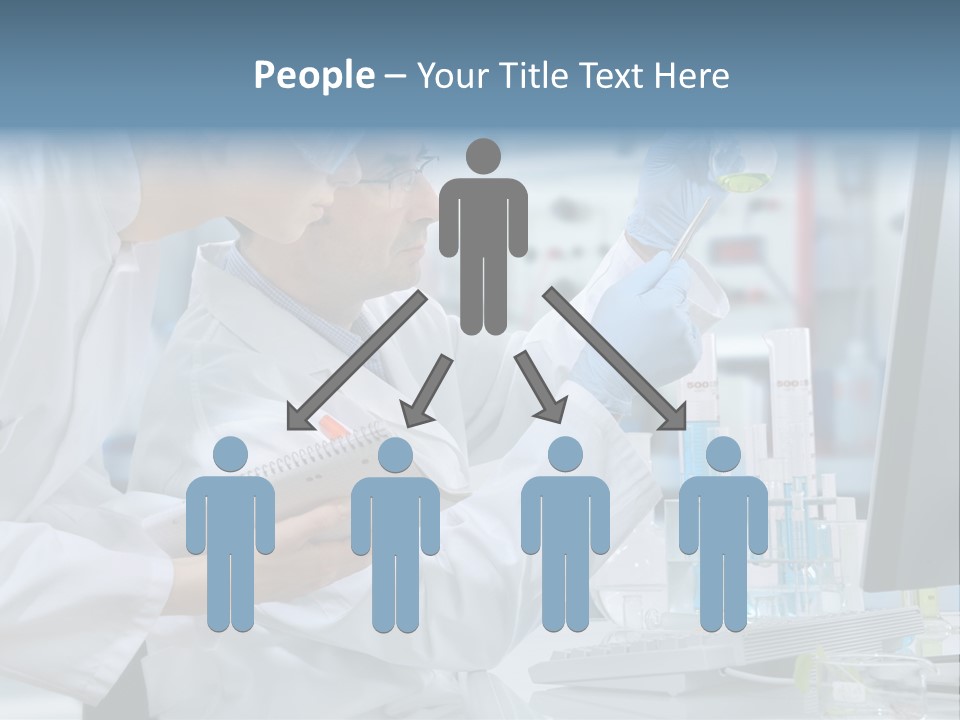 Sterile Lab Beaker PowerPoint Template