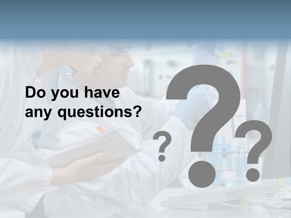 Sterile Lab Beaker PowerPoint Template