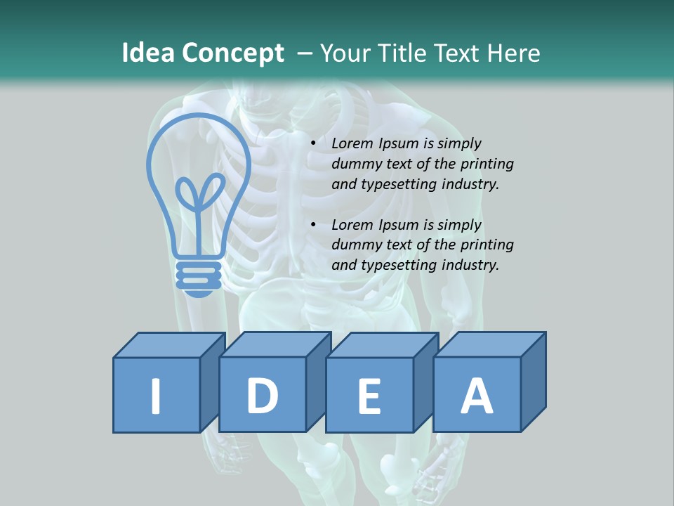 Education Graphic Medicine PowerPoint Template