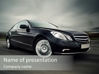 Technology Highway Sport PowerPoint Template