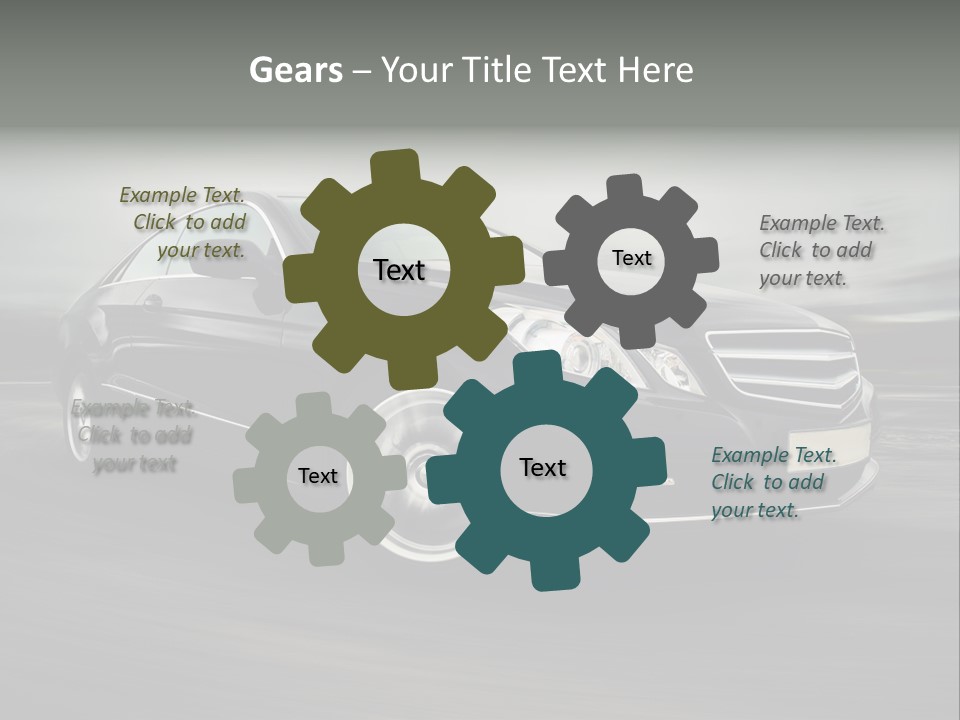 Technology Highway Sport PowerPoint Template