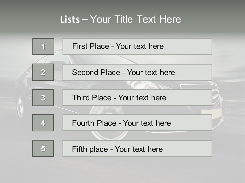 Technology Highway Sport PowerPoint Template