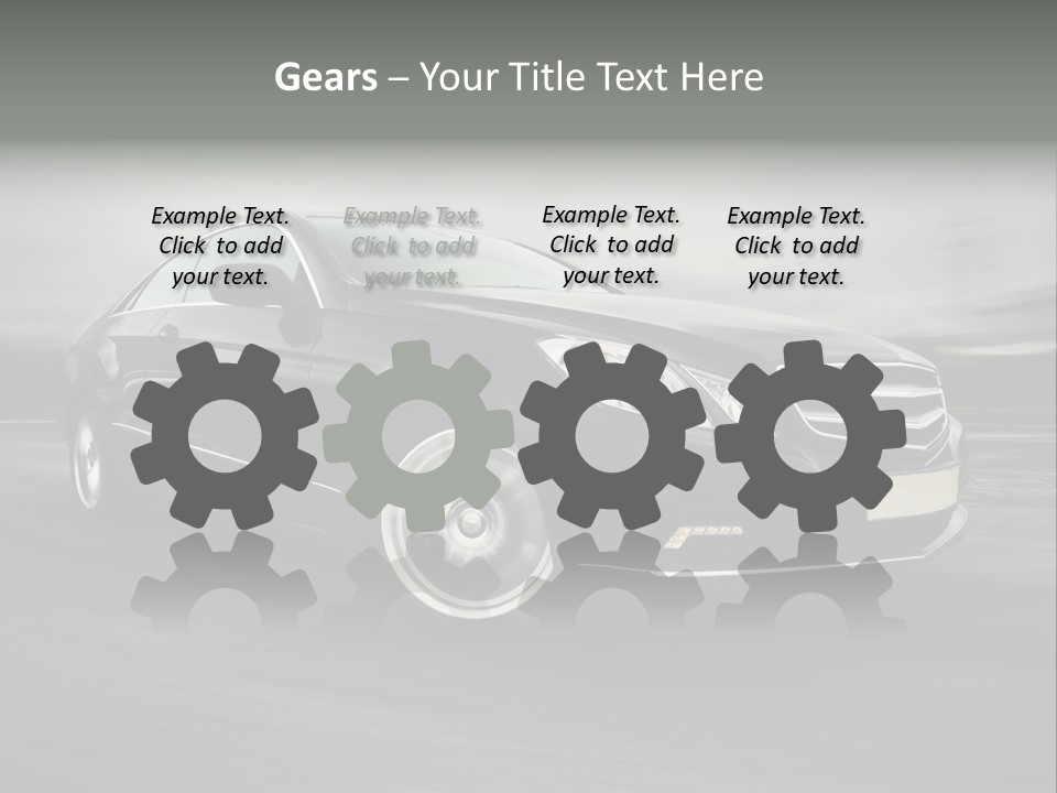 Technology Highway Sport PowerPoint Template