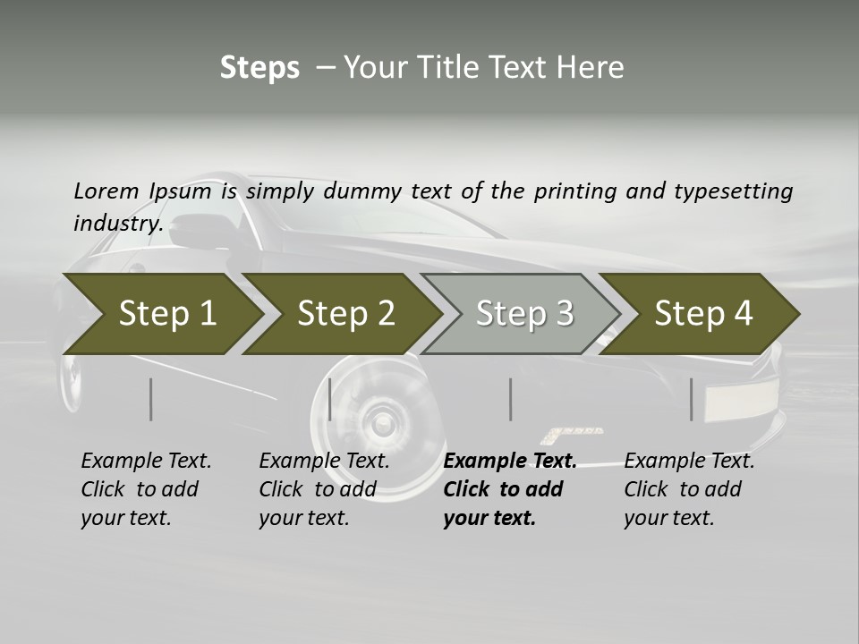 Technology Highway Sport PowerPoint Template