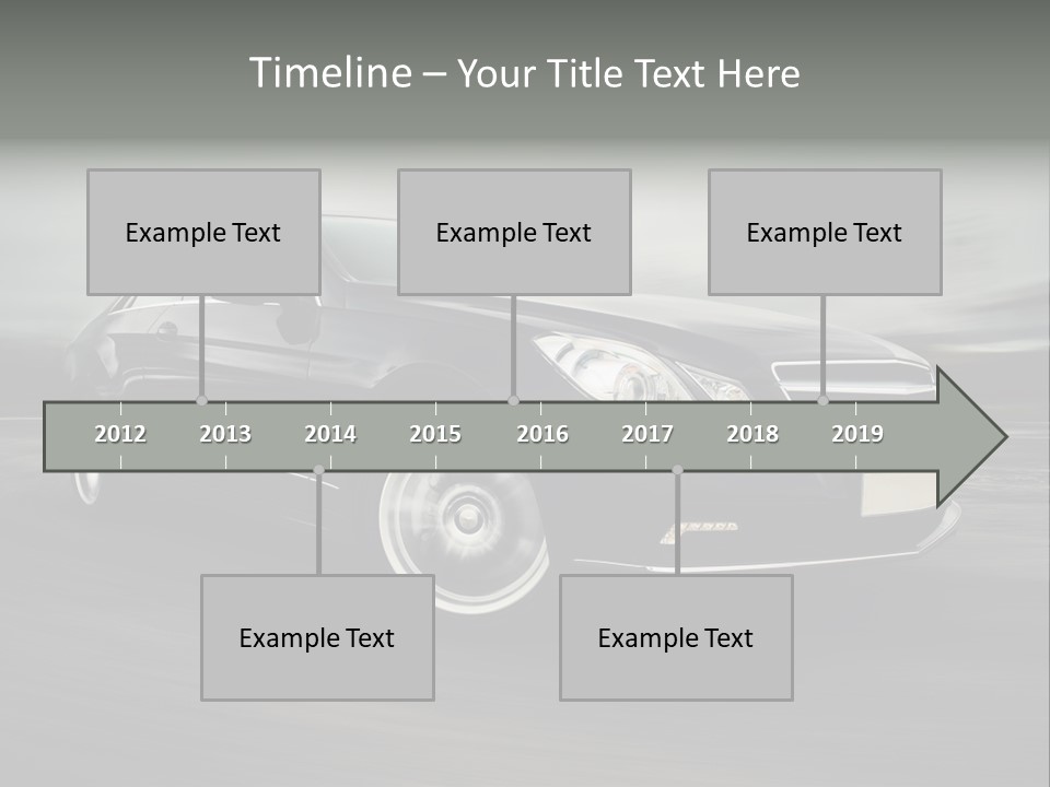 Technology Highway Sport PowerPoint Template