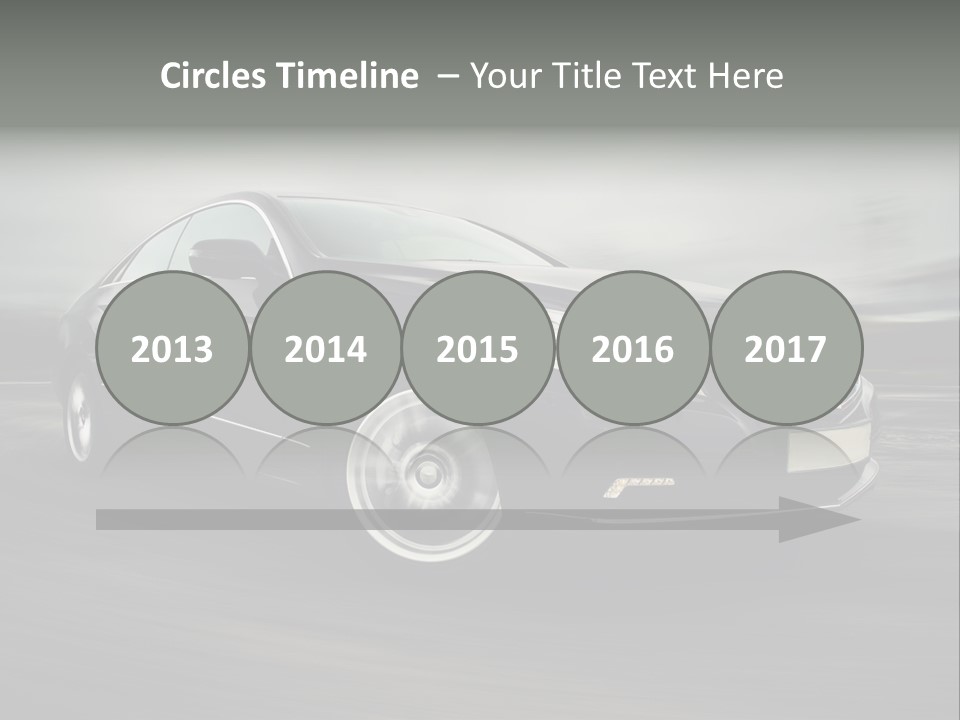 Technology Highway Sport PowerPoint Template