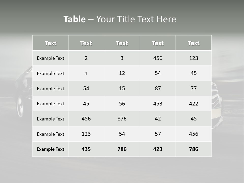 Technology Highway Sport PowerPoint Template