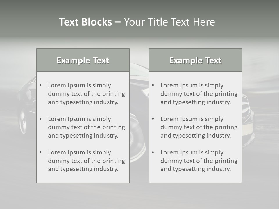 Technology Highway Sport PowerPoint Template