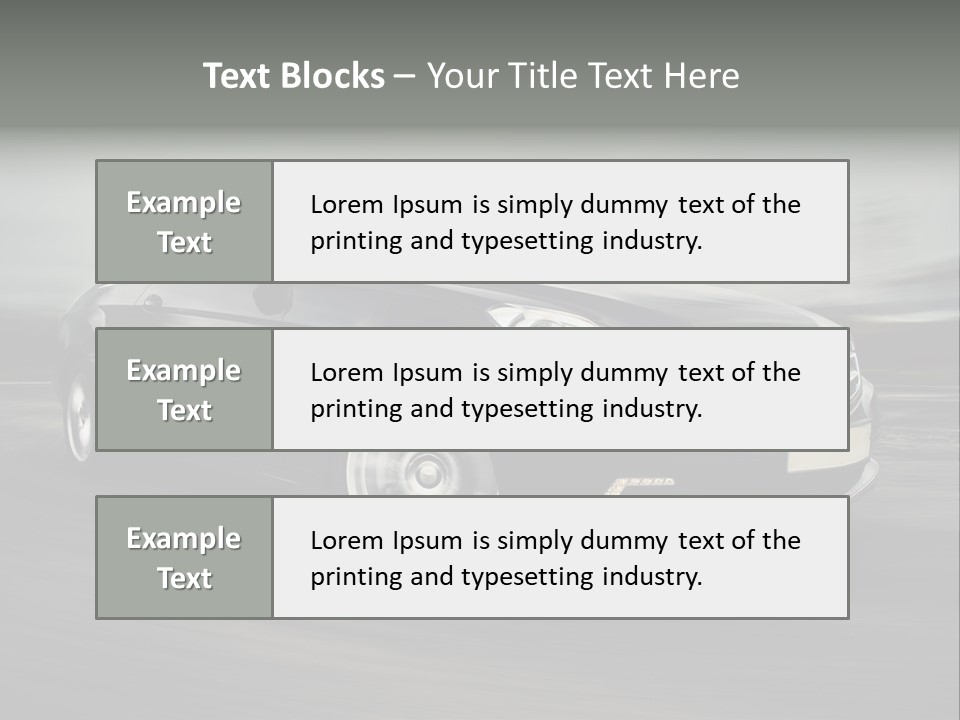 Technology Highway Sport PowerPoint Template