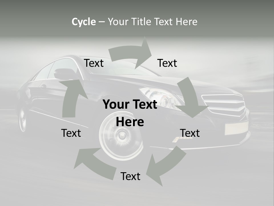 Technology Highway Sport PowerPoint Template