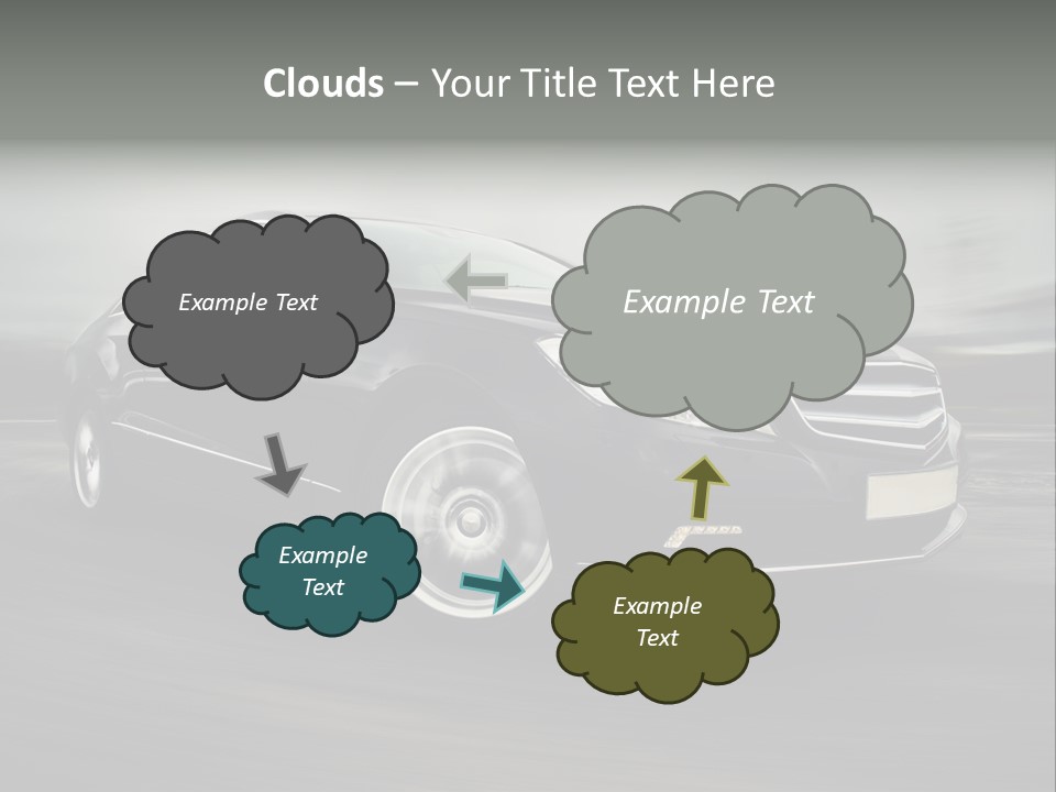 Technology Highway Sport PowerPoint Template
