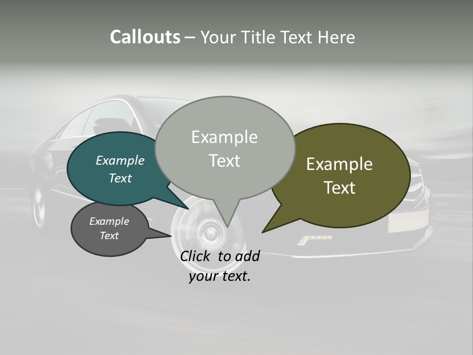 Technology Highway Sport PowerPoint Template