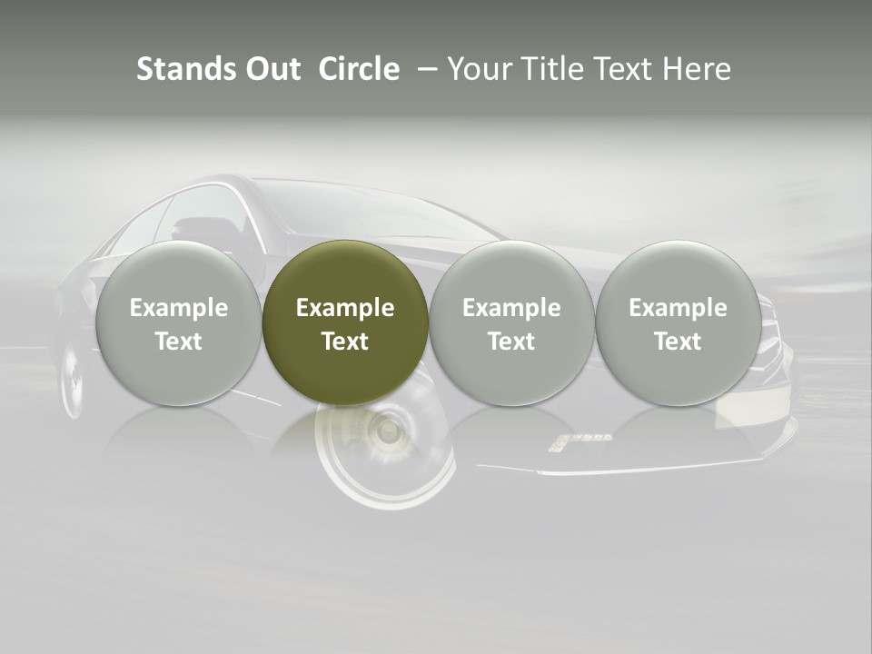 Technology Highway Sport PowerPoint Template