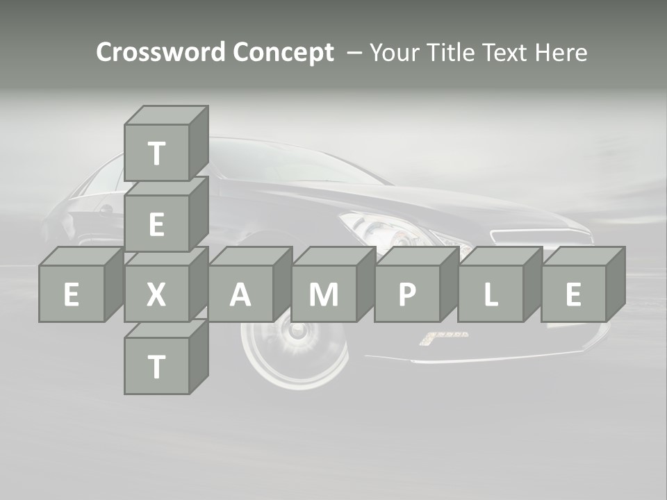 Technology Highway Sport PowerPoint Template