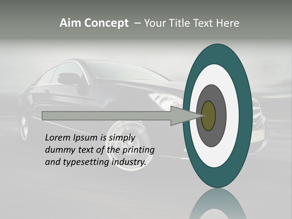 Technology Highway Sport PowerPoint Template