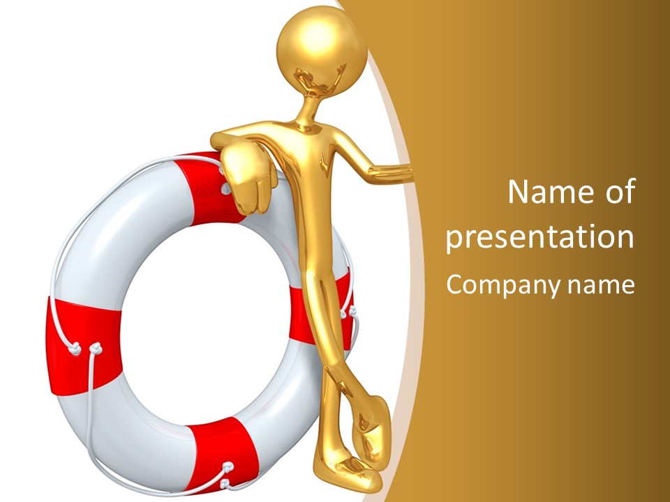 Security Insurance Cartoon PowerPoint Template