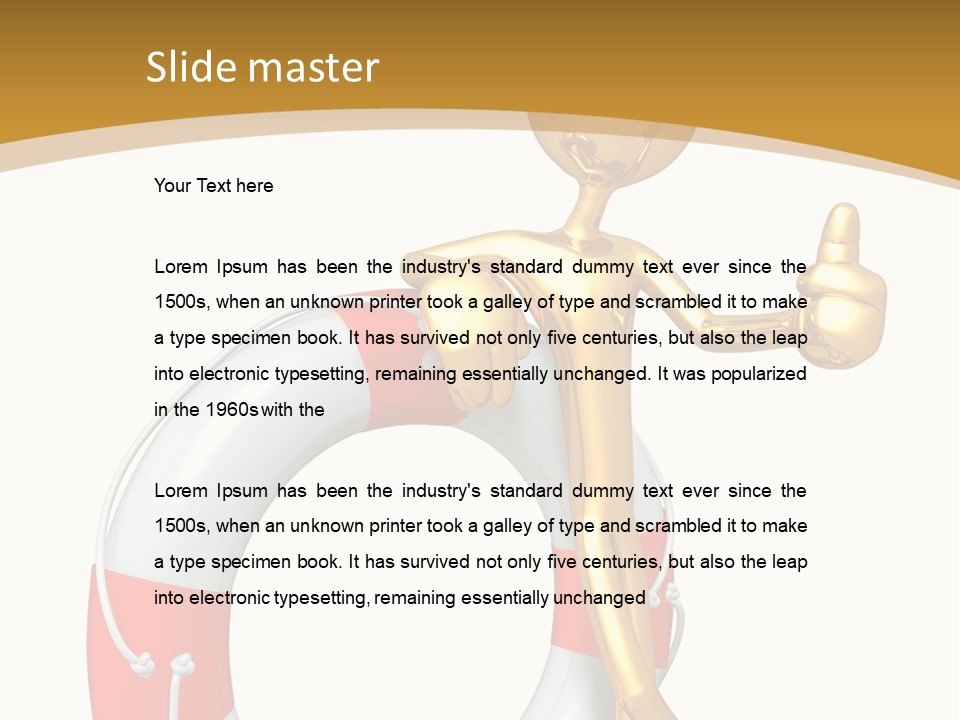 Security Insurance Cartoon PowerPoint Template