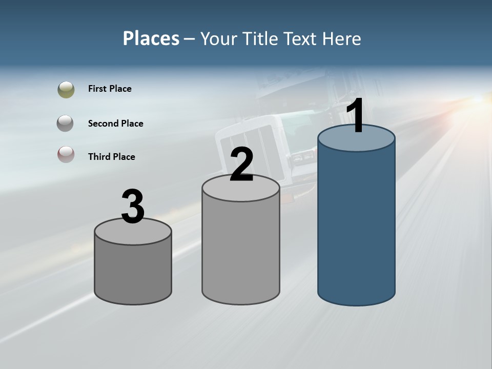 Truck Retro Outdoor PowerPoint Template