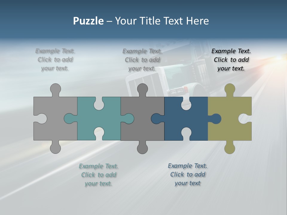 Truck Retro Outdoor PowerPoint Template