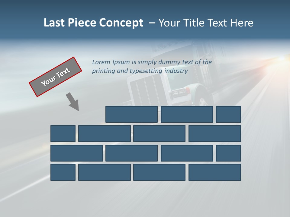 Truck Retro Outdoor PowerPoint Template