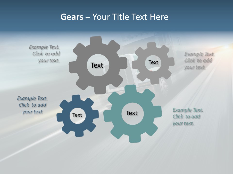 Truck Retro Outdoor PowerPoint Template