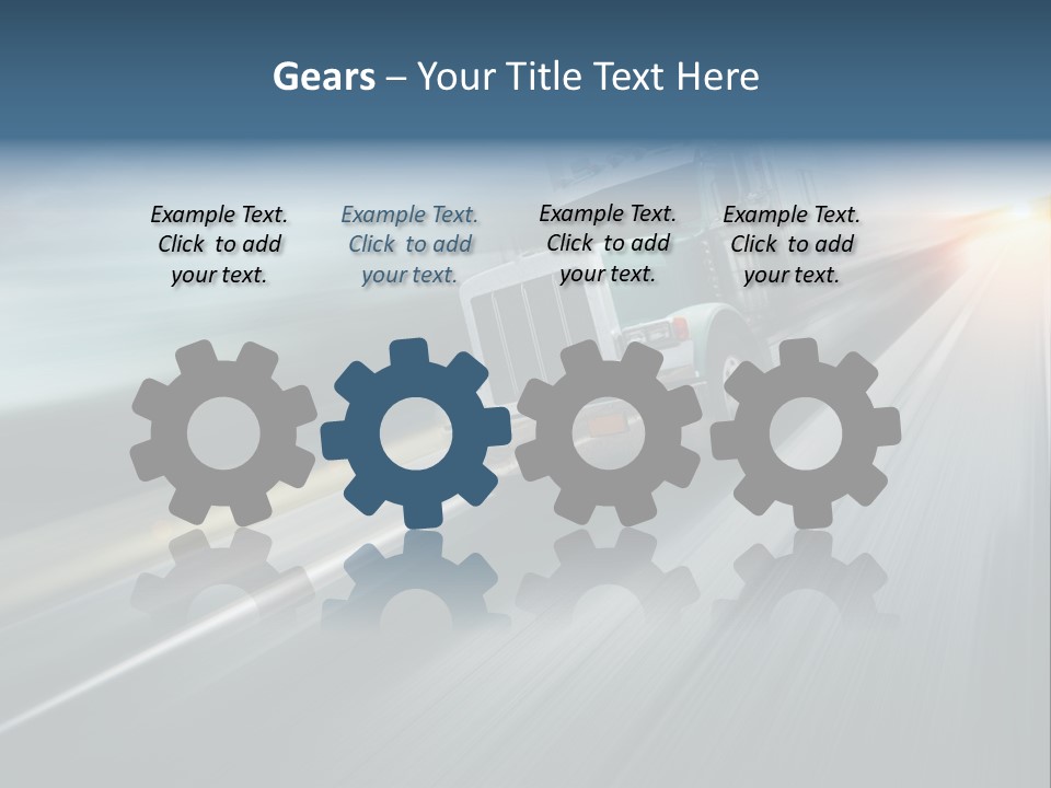 Truck Retro Outdoor PowerPoint Template