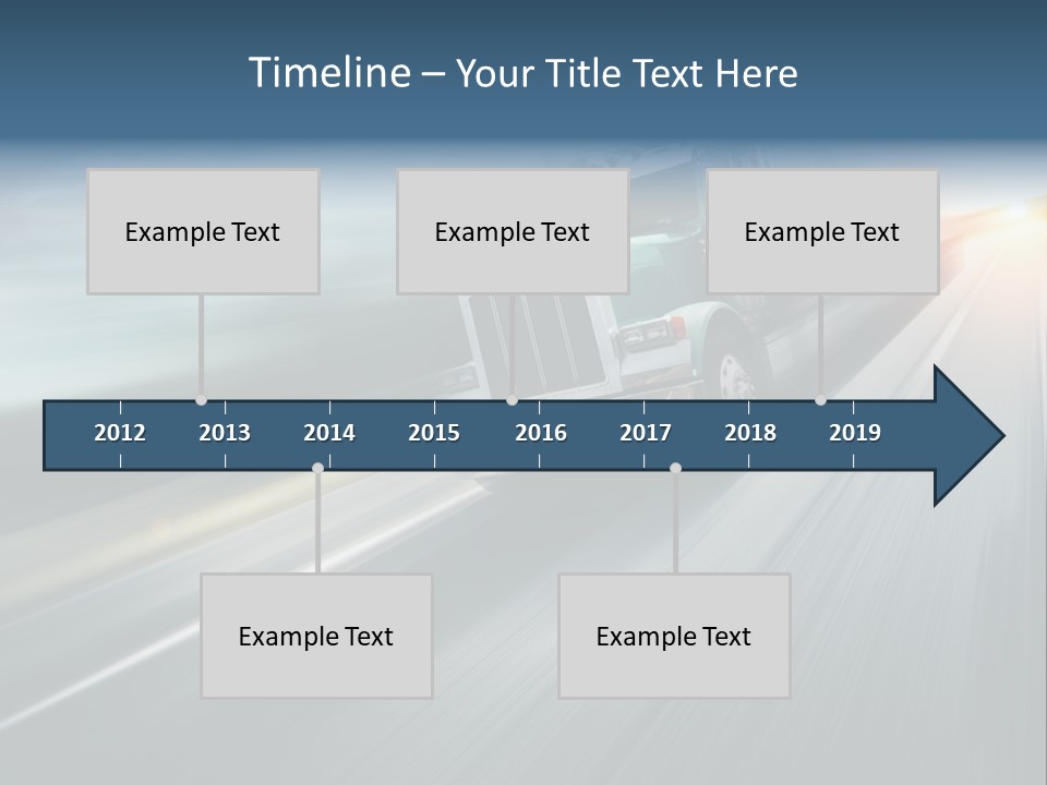 Truck Retro Outdoor PowerPoint Template