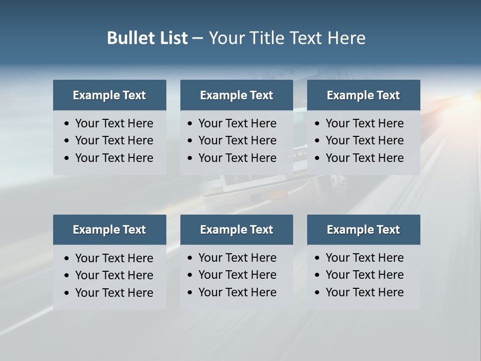 Truck Retro Outdoor PowerPoint Template