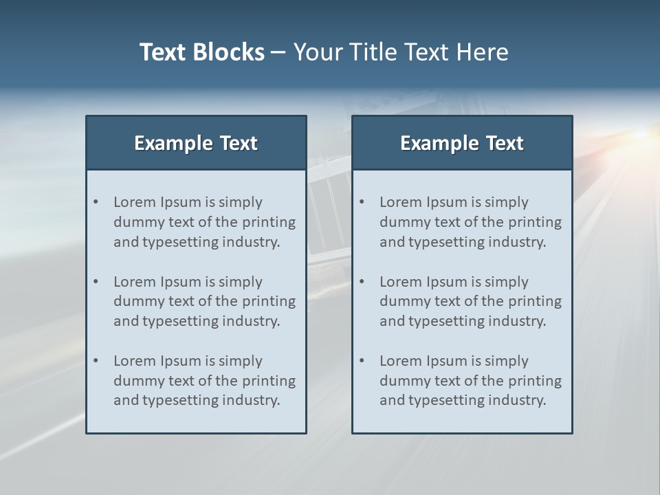 Truck Retro Outdoor PowerPoint Template