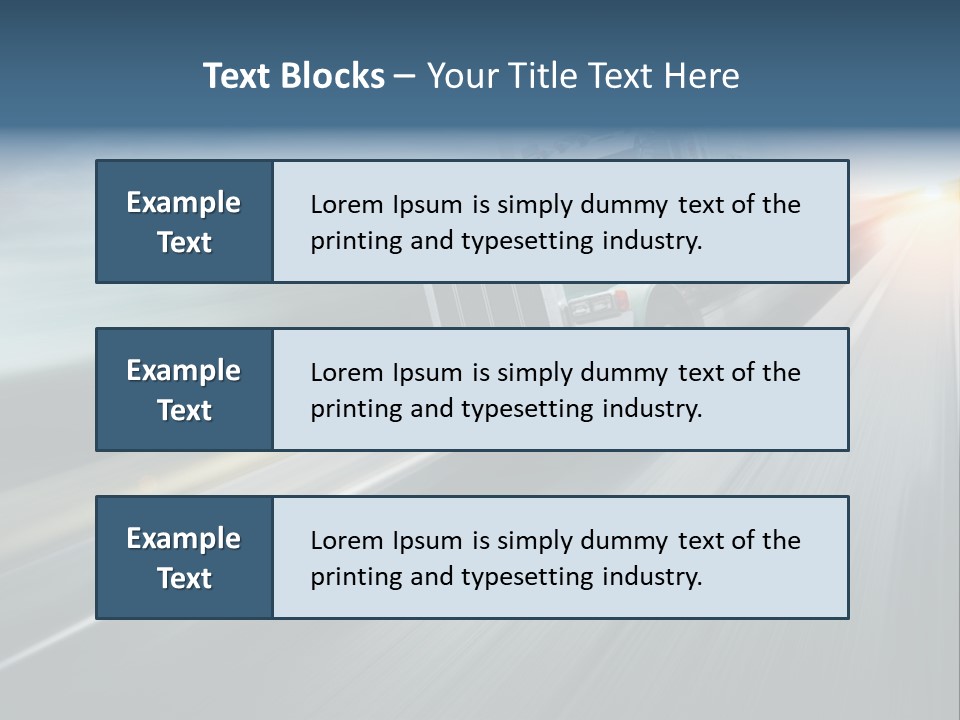 Truck Retro Outdoor PowerPoint Template