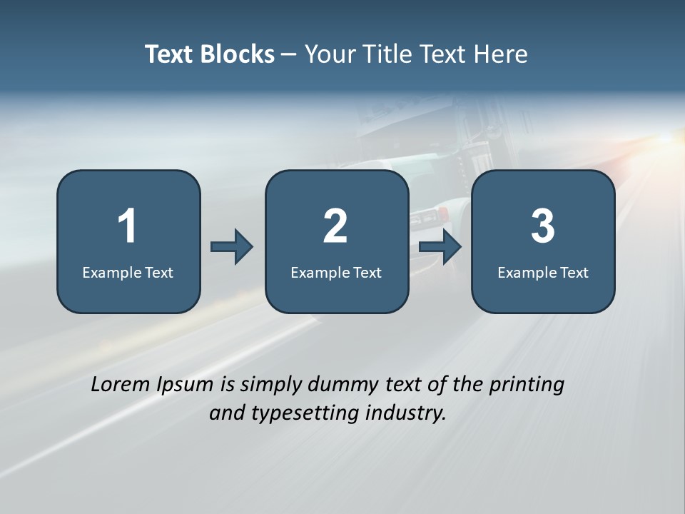 Truck Retro Outdoor PowerPoint Template