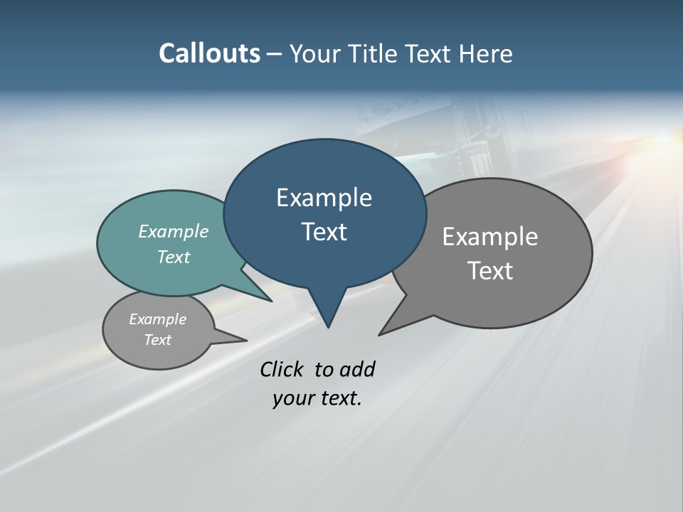 Truck Retro Outdoor PowerPoint Template