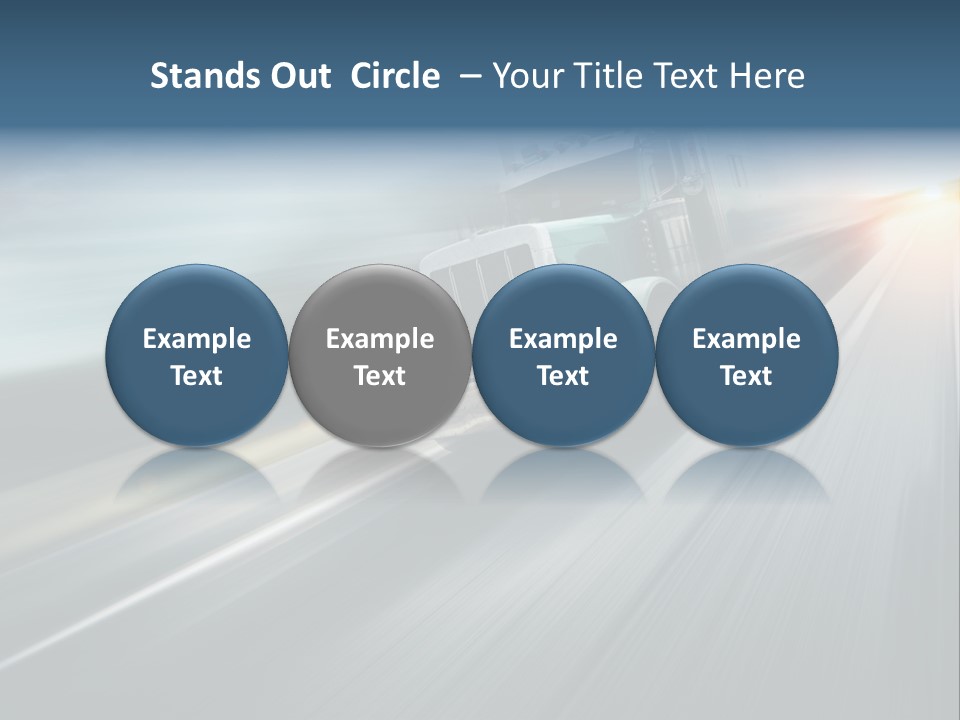 Truck Retro Outdoor PowerPoint Template