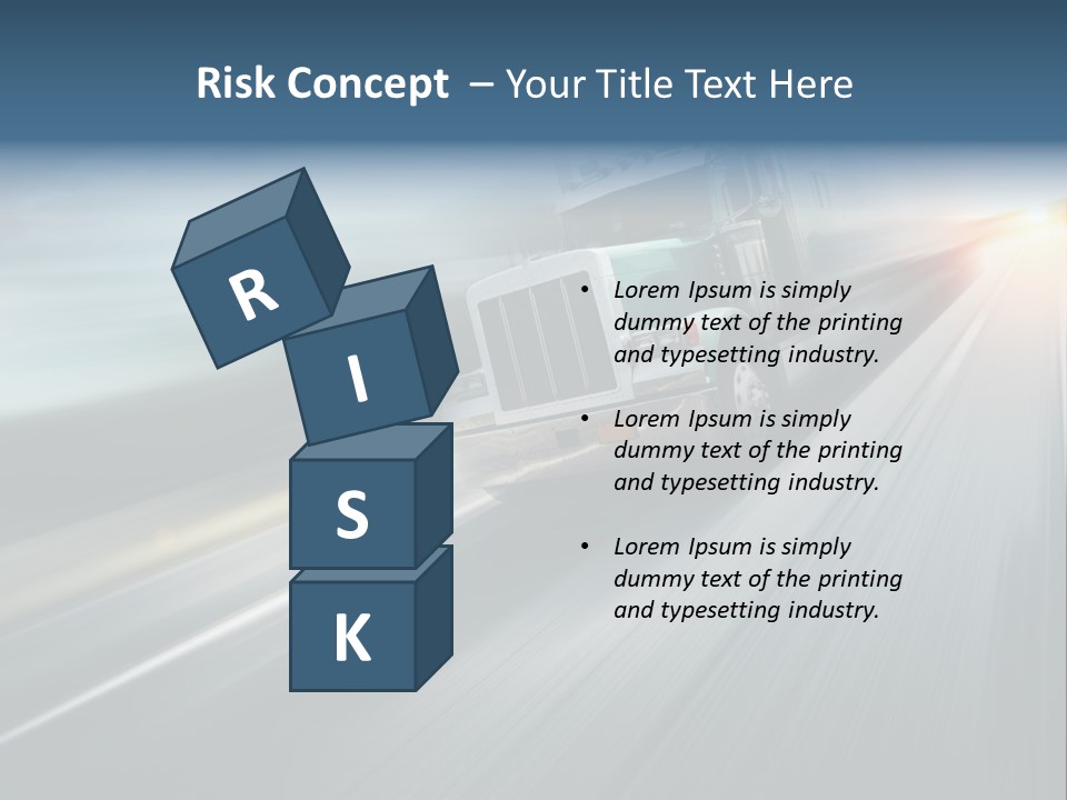 Truck Retro Outdoor PowerPoint Template