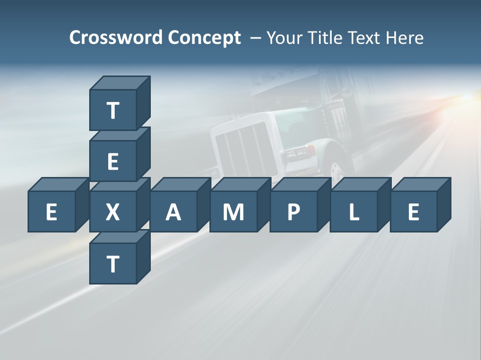 Truck Retro Outdoor PowerPoint Template