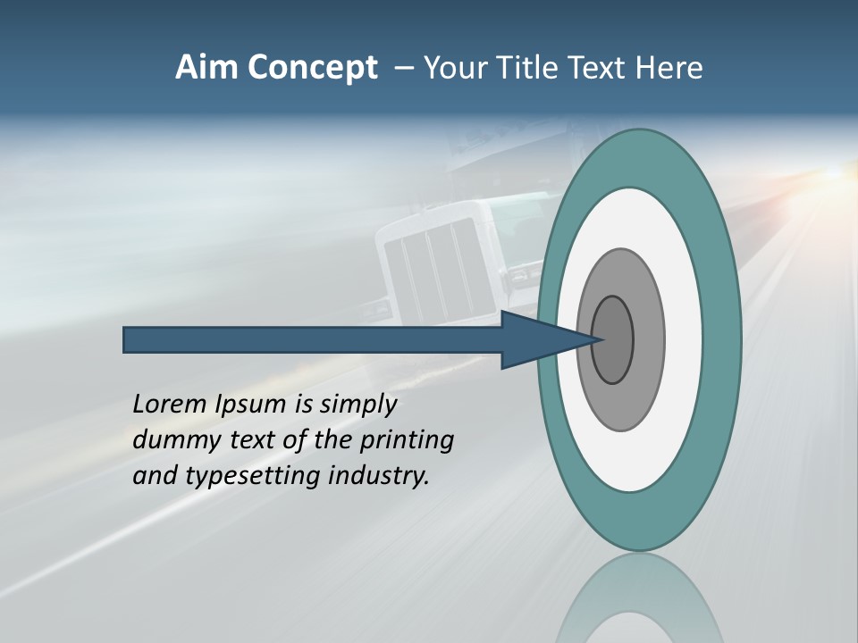 Truck Retro Outdoor PowerPoint Template