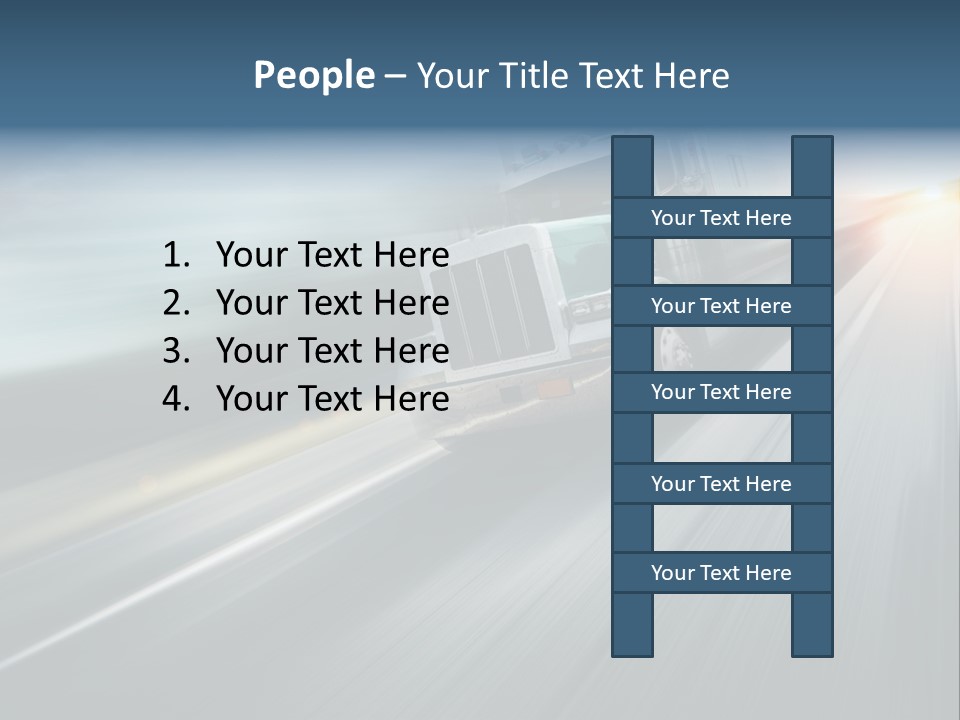 Truck Retro Outdoor PowerPoint Template