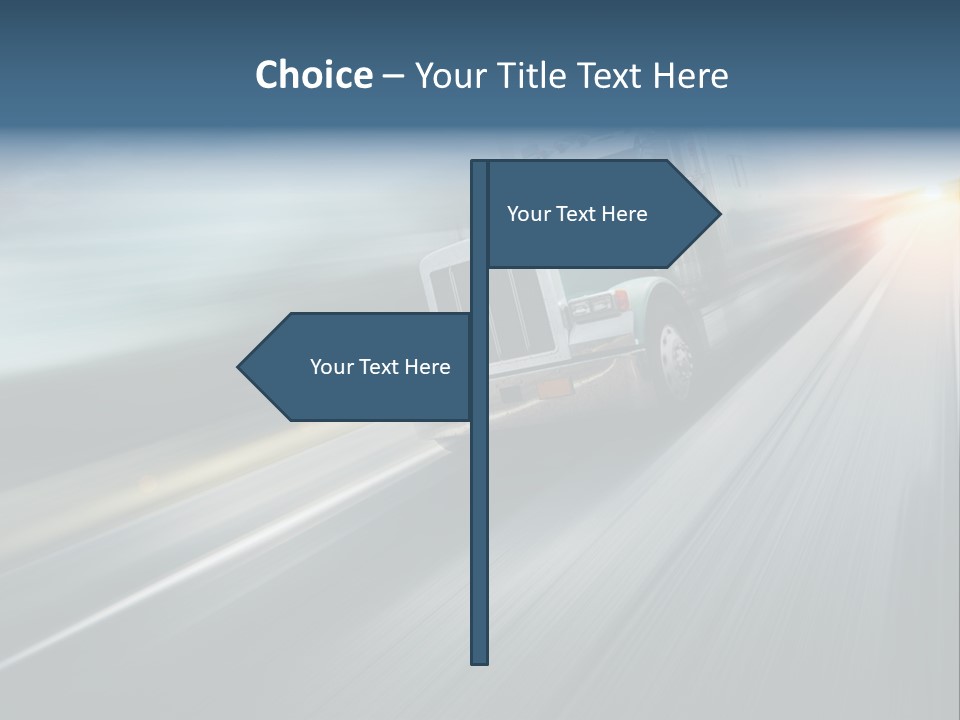 Truck Retro Outdoor PowerPoint Template