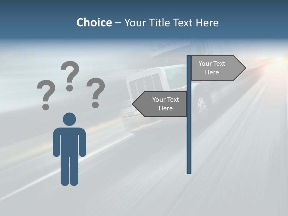 Truck Retro Outdoor PowerPoint Template