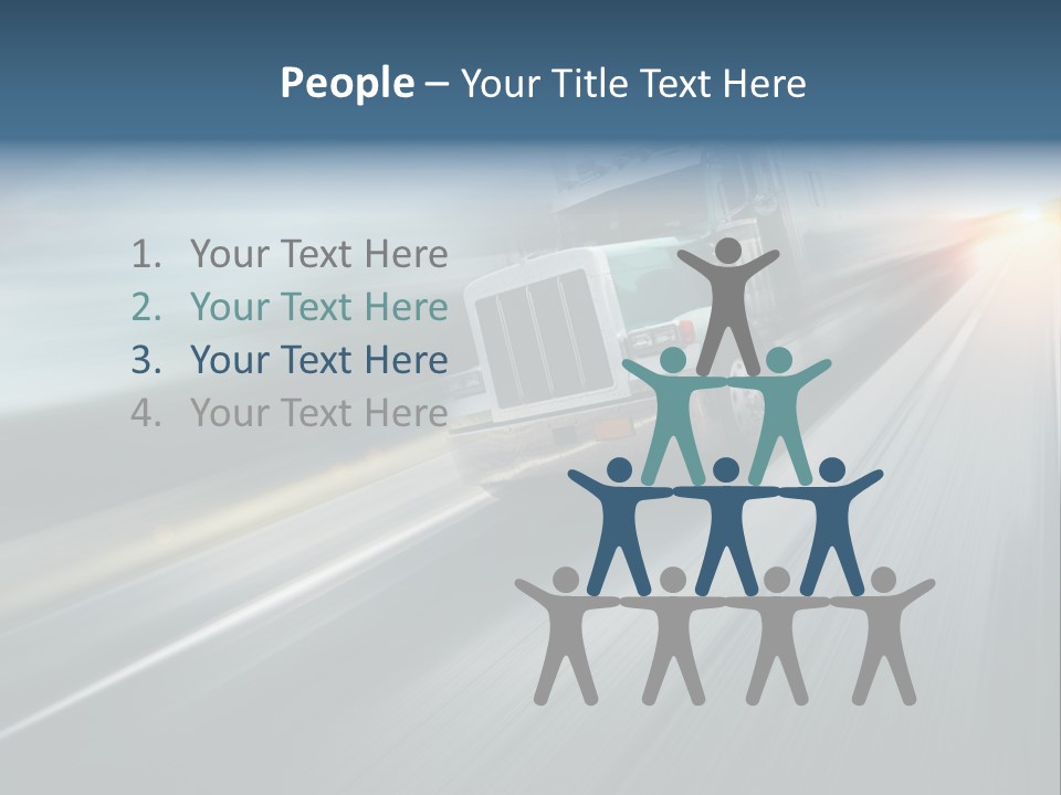 Truck Retro Outdoor PowerPoint Template