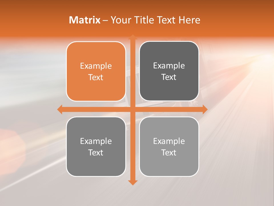 Road Nobody Summer PowerPoint Template