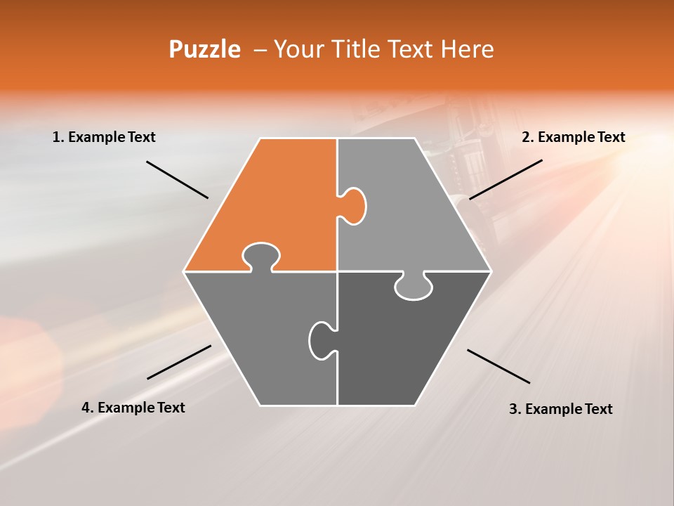 Road Nobody Summer PowerPoint Template