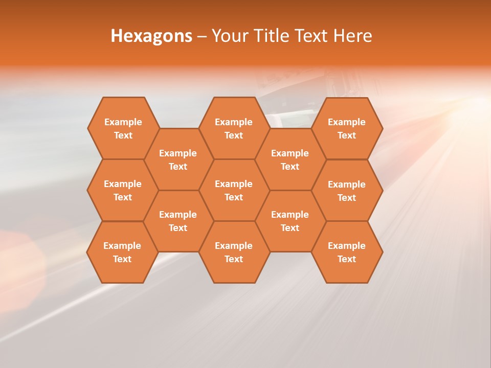 Road Nobody Summer PowerPoint Template